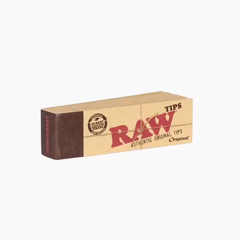 RAW Original Rolling Tips — pack of unbleached paper tips